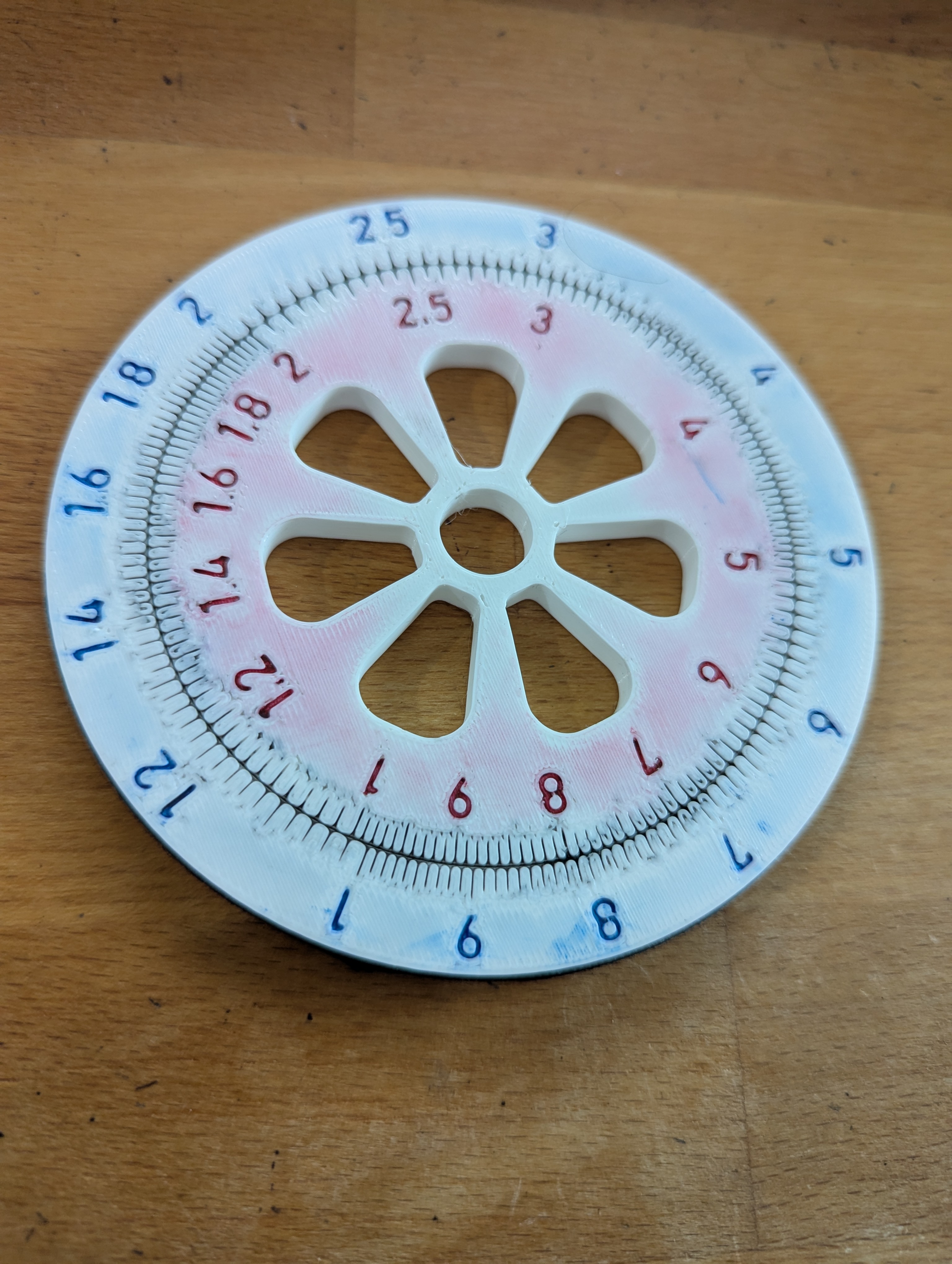 3d printed sliderule